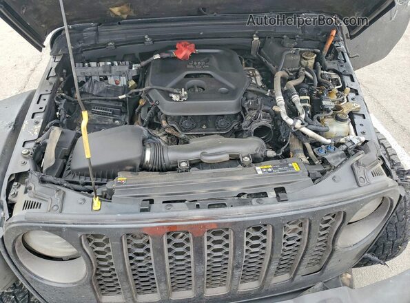 1C4JJXR64PW579535 2023 JEEP WRANGLER Black ძრავის განყოფილების ხედი