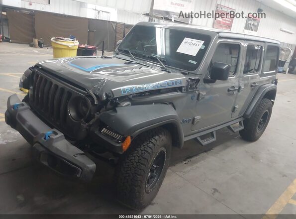 1C4JJXR64PW604496 2023 JEEP WRANGLER Gray Առջևի ձախ երեք քառորդ տեսարան