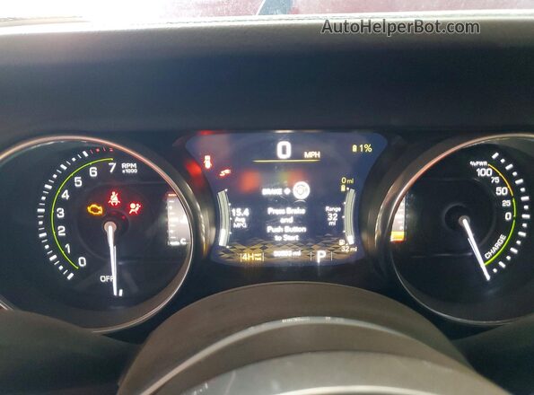 1C4JJXR68MW730582 2021 JEEP WRANGLER Red Instrument cluster view