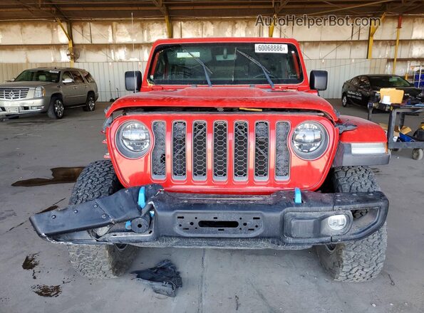 1C4JJXR68MW730582 2021 JEEP WRANGLER Red Front view