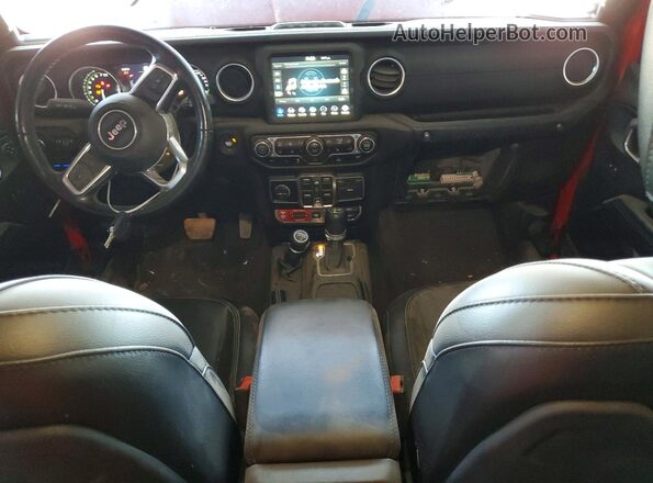 1C4JJXR68MW730582 2021 JEEP WRANGLER Red Dashboard view