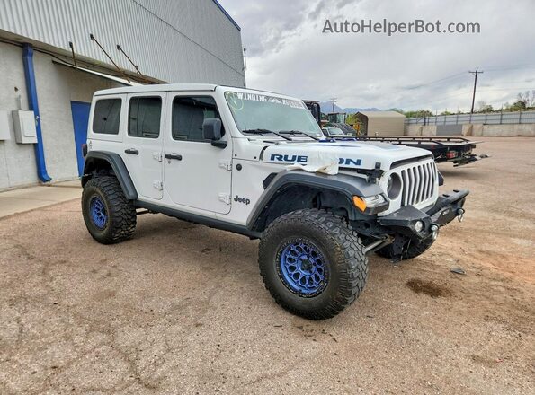 1C4JJXR6XPW583315 2023 JEEP WRANGLER White Передня права чверть