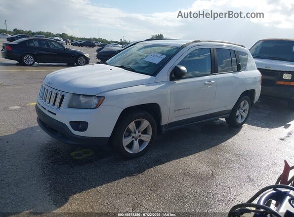 1C4NJCBA2GD641308 2016 JEEP COMPASS White Передня ліва чверть