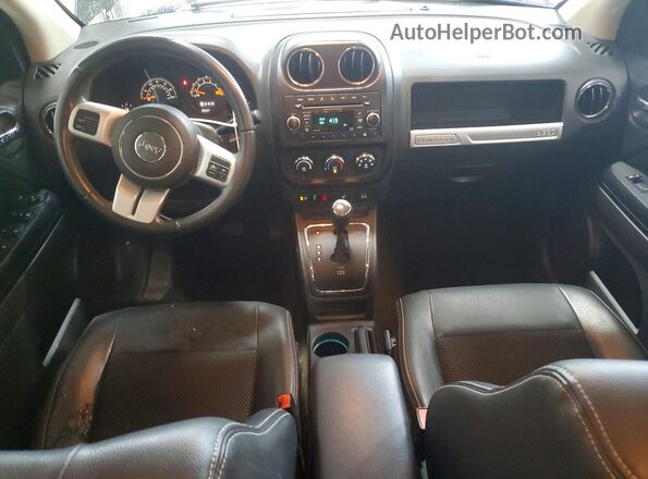 1C4NJCBA2HD184971 2017 JEEP COMPASS Black Вид панелі приладів