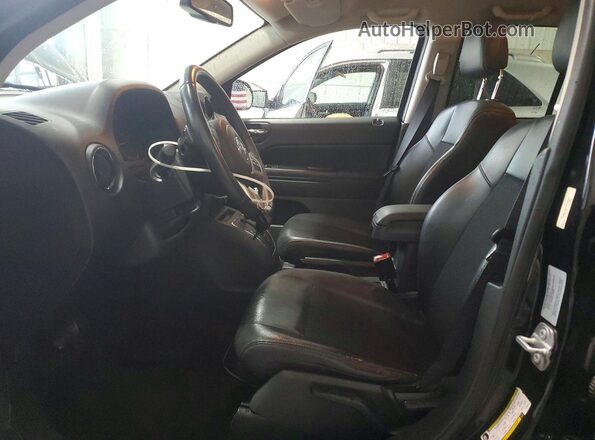 1C4NJCBA2HD184971 2017 JEEP COMPASS Black Вид салону спереду