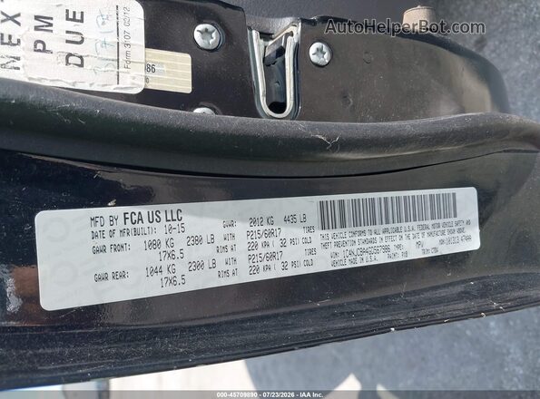 1C4NJCBA4GD567986 2016 JEEP COMPASS Black Շարժիչի բաժամունքի տեսք