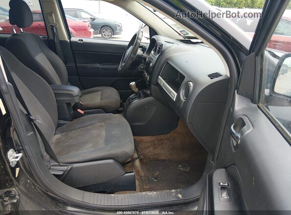 1C4NJCBA4HD124044 2017 JEEP COMPASS Black Widok wnętrza z przodu