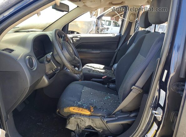 1C4NJCBA5GD633896 2016 JEEP COMPASS Gray Вид салону спереду