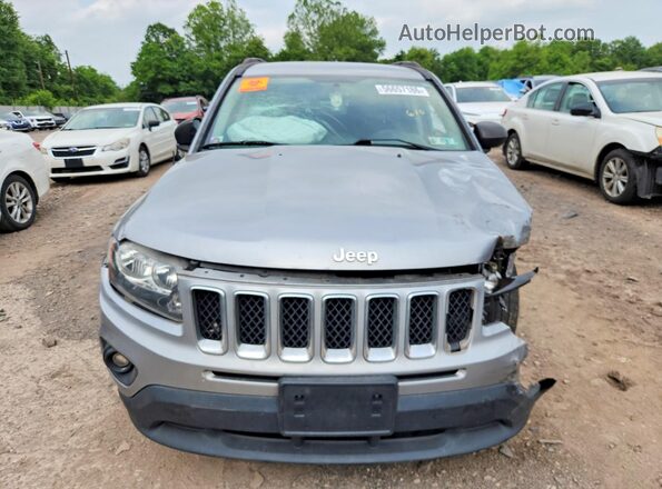 1C4NJCBA5GD812360 2016 JEEP COMPASS Silver Front view