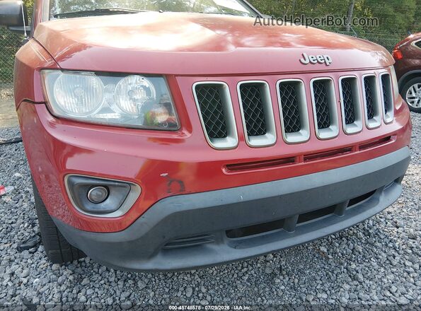 1C4NJCBA5HD153973 2017 JEEP COMPASS Red Front view