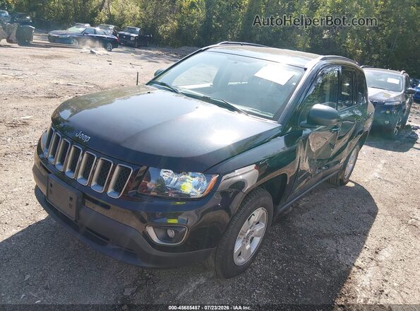1C4NJCBA5HD170966 2017 JEEP COMPASS Black წინა მარცხენა ხედი სამი მეოთხედიდან