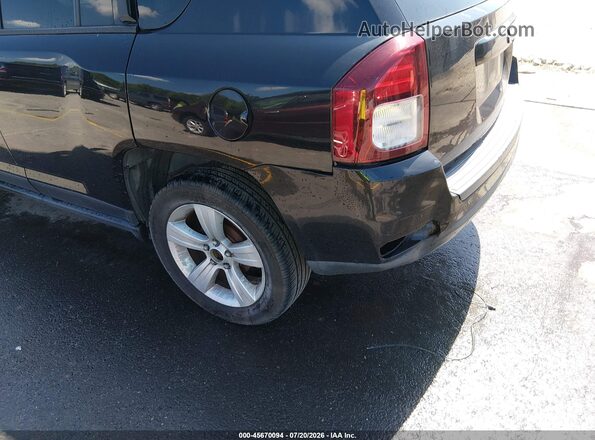 1C4NJCBA6GD560635 2016 JEEP COMPASS Black Вид щитка приладів