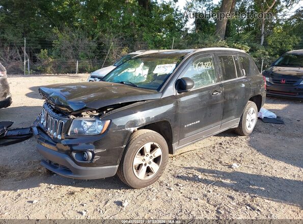 1C4NJCBA6HD187128 2017 JEEP COMPASS Черный Передняя левая четверть