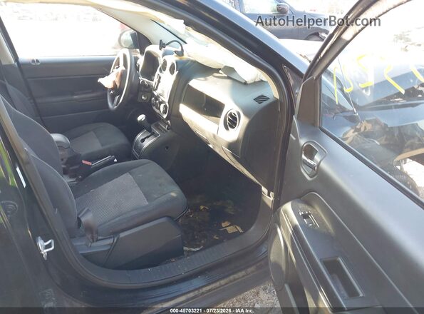 1C4NJCBA6HD187128 2017 JEEP COMPASS Черный Вид салона спереди