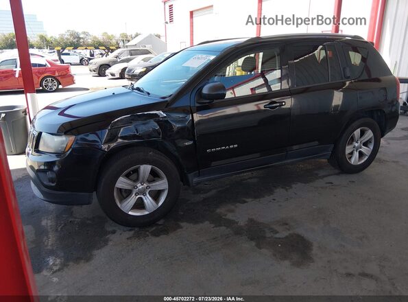1C4NJCBA7GD560529 2016 JEEP COMPASS Черный Передняя левая четверть
