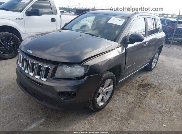1C4NJCBA7GD628439 2016 JEEP COMPASS Gray Առջևի ձախ երեք քառորդ տեսարան