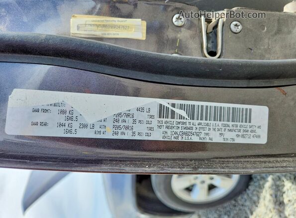 1C4NJCBA8GD547627 2016 JEEP COMPASS Серый Вид наклейки с VIN-кодом