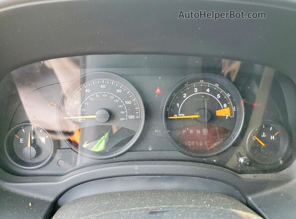 1C4NJCBA8GD611746 2016 JEEP COMPASS Белый Вид щитка приборов