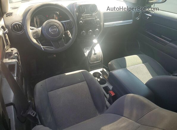 1C4NJCBA8HD124225 2017 JEEP COMPASS Black წინა პანელის ხედი