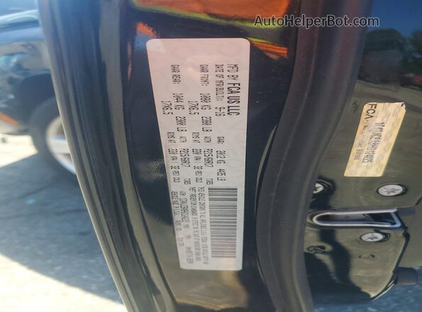 1C4NJCBA8HD124225 2017 JEEP COMPASS Black VIN კოდის სტიკერის ხედი