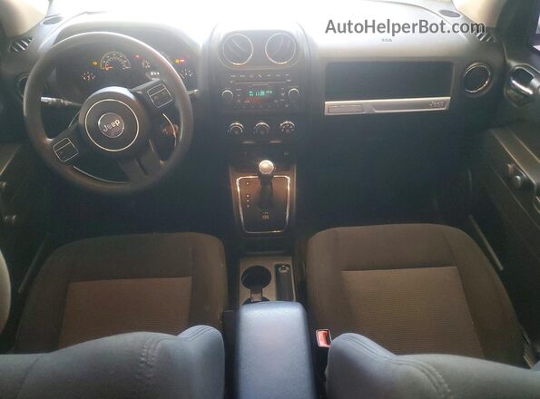 1C4NJCBA8HD136617 2017 JEEP COMPASS White Առջևի վահանակի տեսք