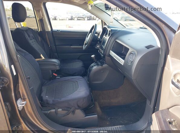 1C4NJCBA9GD633982 2016 JEEP COMPASS Gray Front interior view