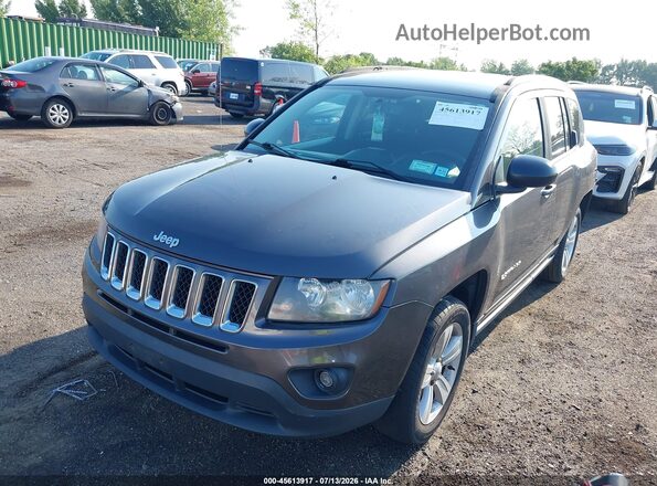1C4NJCBA9GD633982 2016 JEEP COMPASS Gray Front view