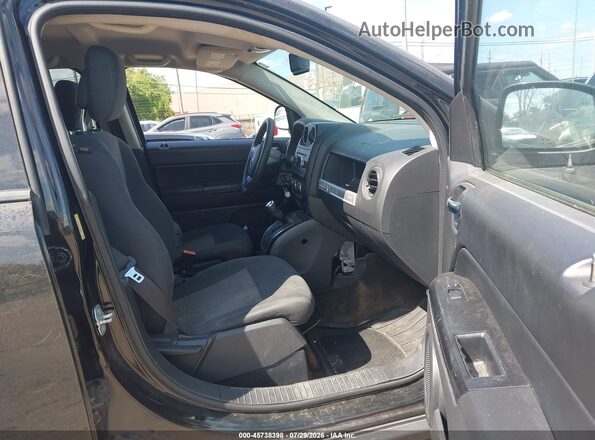 1C4NJCBA9GD705263 2016 JEEP COMPASS Black Front interior view