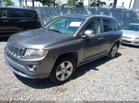 1C4NJCBB3GD506461 2016 JEEP COMPASS Серый Передняя левая четверть