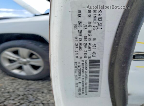 1C4NJCBB8GD506570 2016 JEEP COMPASS White VIN კოდის სტიკერის ხედი