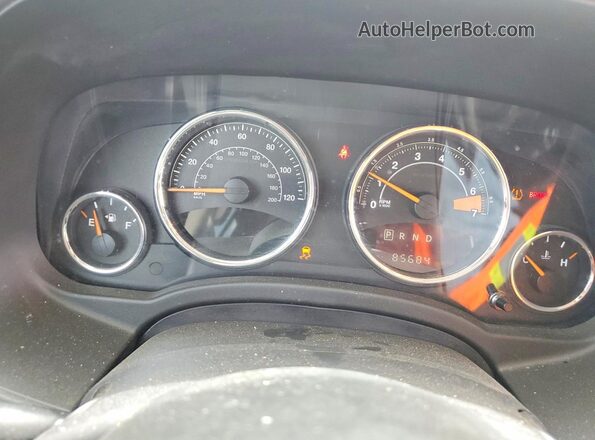 1C4NJCEA2GD806298 2016 JEEP COMPASS Black Вид щитка приладів
