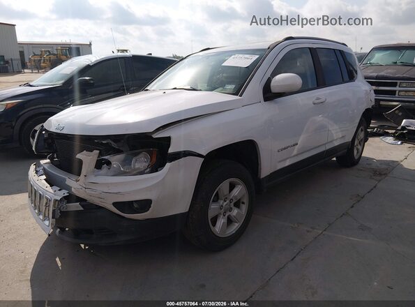 1C4NJCEA3HD116044 2017 JEEP COMPASS White Vista tres cuartos delantera izquierda