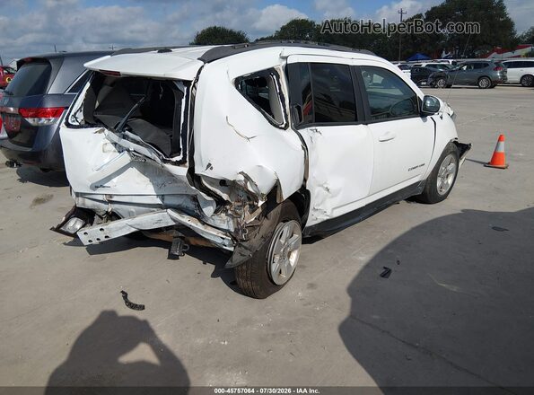 1C4NJCEA3HD116044 2017 JEEP COMPASS White Trasero derecho