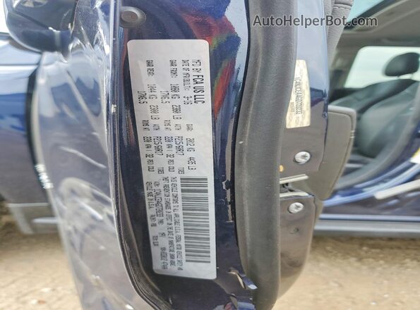 1C4NJCEA4GD720233 2016 JEEP COMPASS Blue Widok naklejki z numerem VIN