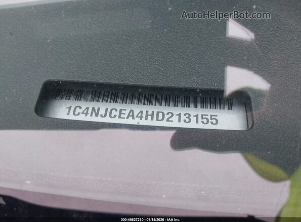 1C4NJCEA4HD213155 2017 JEEP COMPASS Gray 
