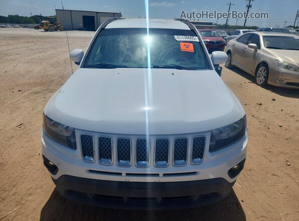 1C4NJCEA7GD734448 2016 JEEP COMPASS White Դիմացի տեսք