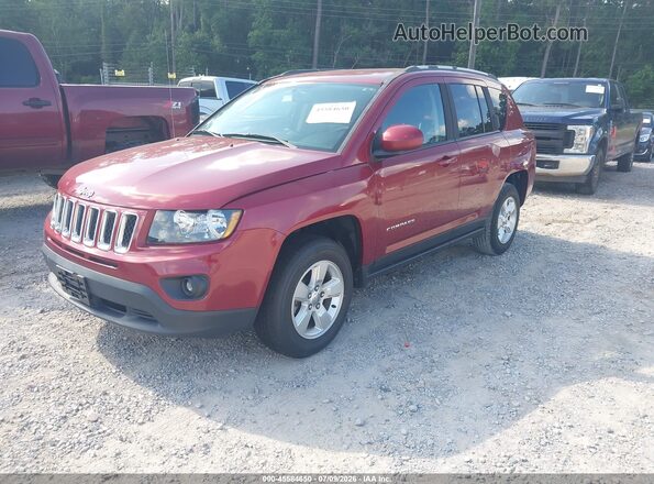 1C4NJCEA8GD666127 2016 JEEP COMPASS Красный Передняя левая четверть
