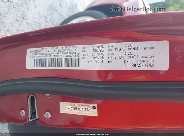 1C4NJCEA8GD666127 2016 JEEP COMPASS Красный Вид подкапотного пространства