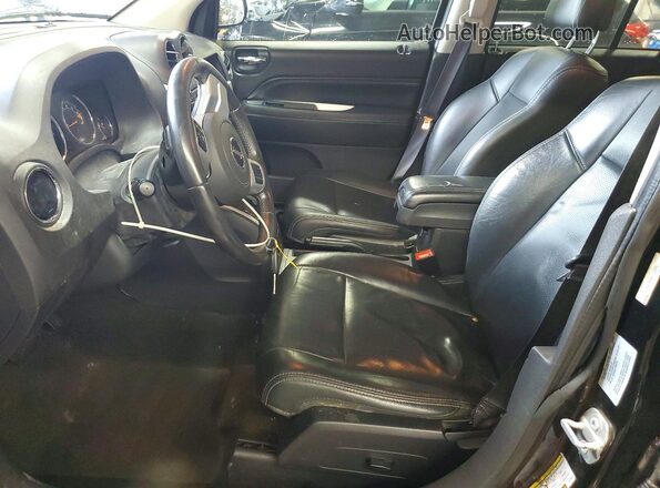 1C4NJCEA9GD700804 2016 JEEP COMPASS Black Вид салону спереду