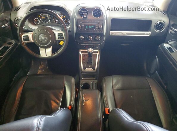 1C4NJCEA9GD700804 2016 JEEP COMPASS Black Вид панелі приладів