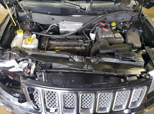1C4NJCEA9GD700804 2016 JEEP COMPASS Black Вид задньої частини салону