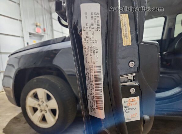 1C4NJCEB0HD197917 2017 JEEP COMPASS Black VIN կոդի պիտակի տեսք