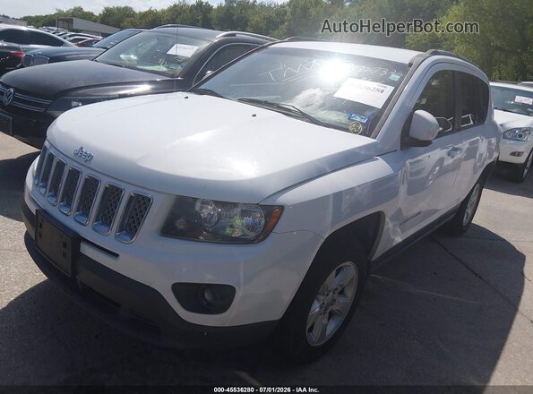 1C4NJCEB1HD182732 2017 JEEP COMPASS White წინა მარცხენა ხედი სამი მეოთხედიდან