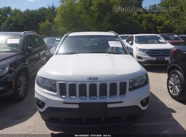 1C4NJCEB1HD182732 2017 JEEP COMPASS White ხელსაწყოთა პანელის ხედი