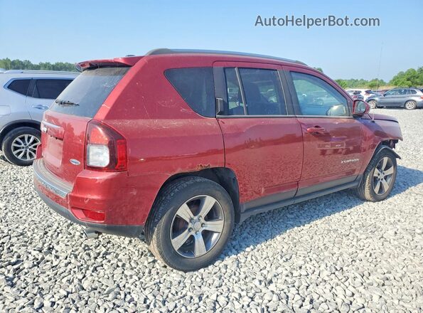 1C4NJCEB1HD185033 2017 JEEP COMPASS Maroon Задня права чверть