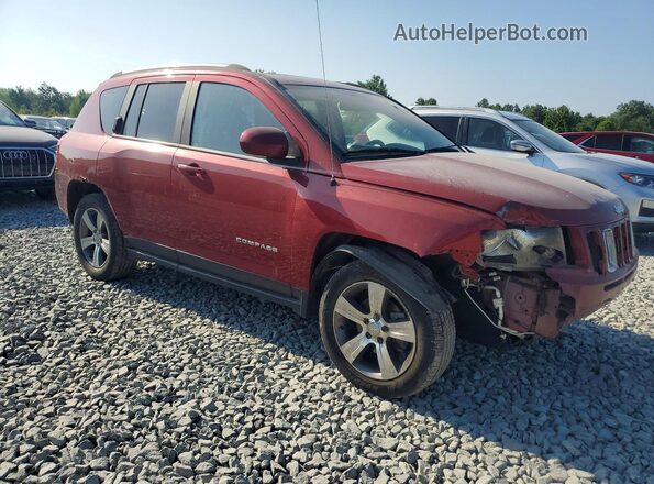 1C4NJCEB1HD185033 2017 JEEP COMPASS Maroon Передня права чверть