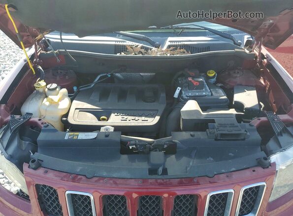 1C4NJCEB1HD185033 2017 JEEP COMPASS Maroon Вид підкапотного простору
