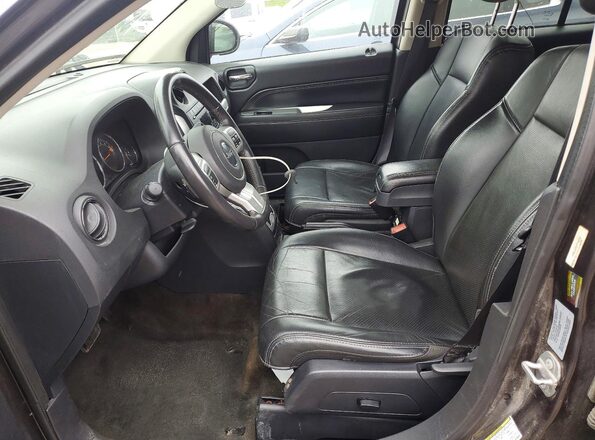 1C4NJCEB2HD163090 2017 JEEP COMPASS Серый Вид салона спереди