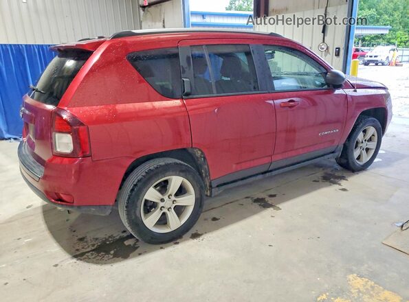 1C4NJDBB0HD154737 2017 JEEP COMPASS Maroon Задня права чверть