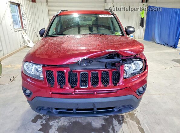 1C4NJDBB0HD154737 2017 JEEP COMPASS Maroon Вид спереду